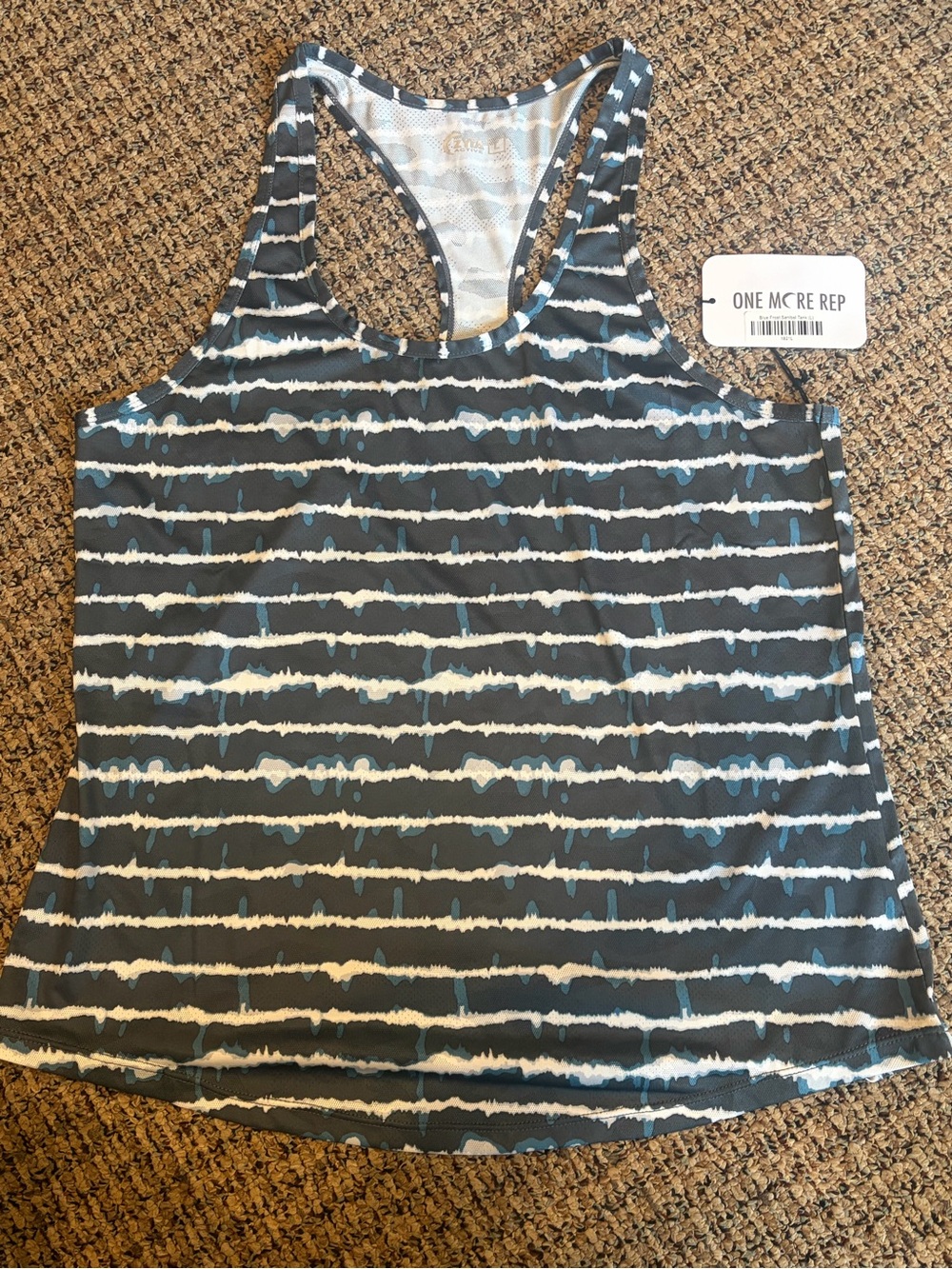 Zyia Active Blue Frost Sanibel Tank NWT